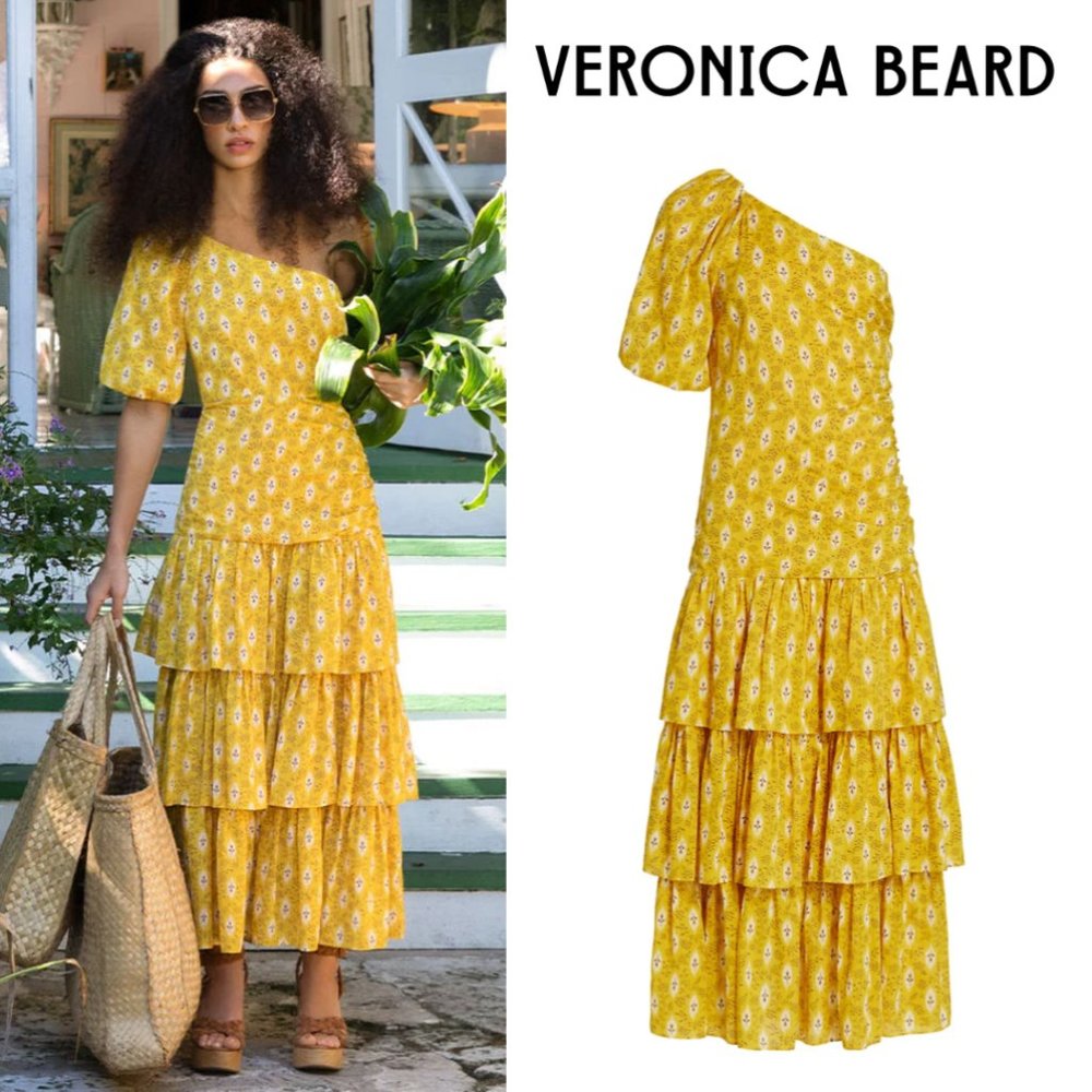 Veronica Beard One-Shoulder Dress - NEW